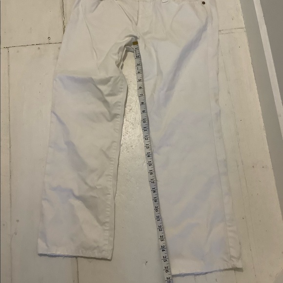 Abercrombie y2k white crop bootcut jeans 6 8 - Picture 5 of 6